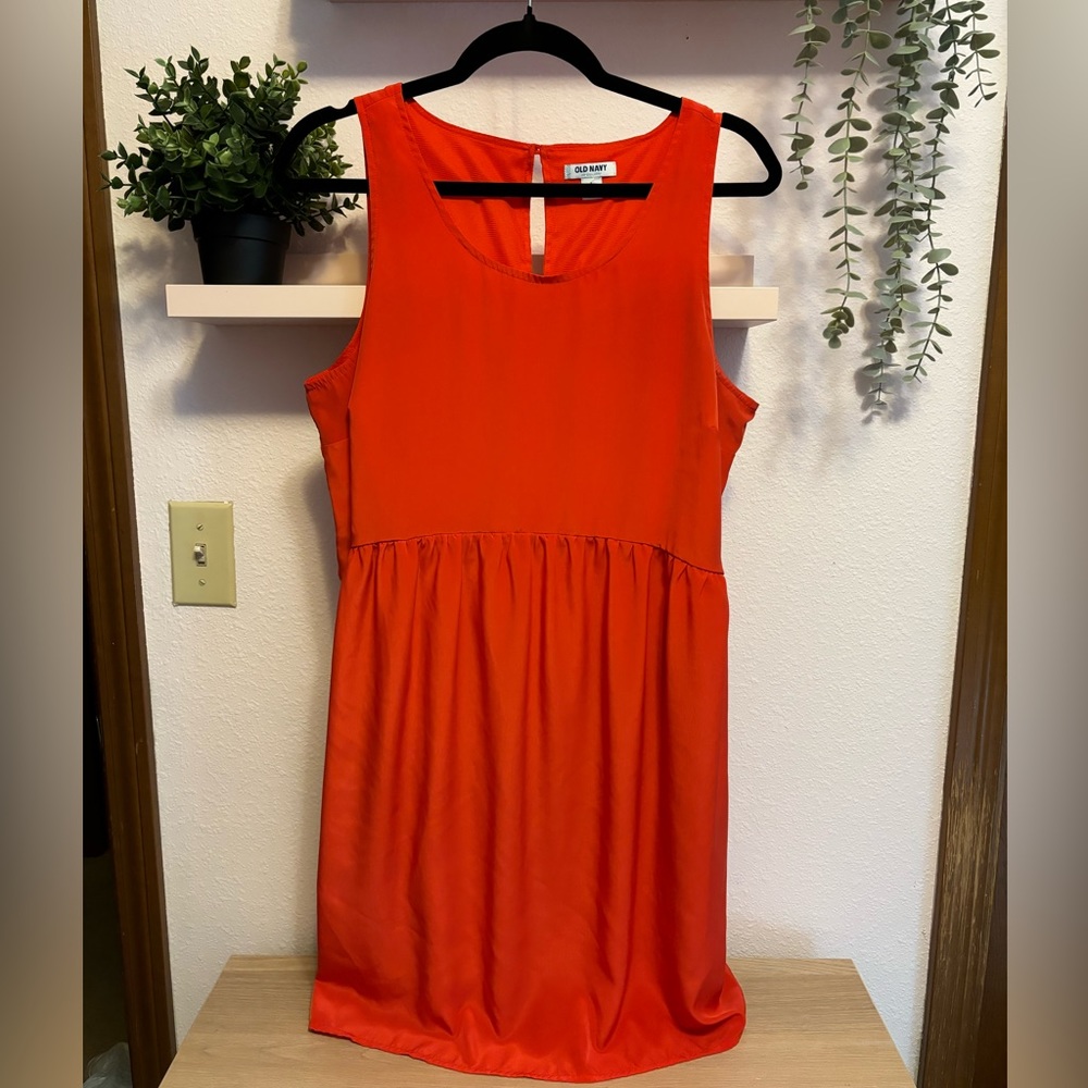 🌸 Old Navy, Drop Waist, Sleeveless Summer Dress, size Large